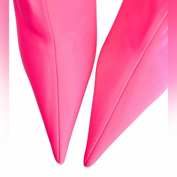 New without box unworn AUTHENTIC Balenciaga pink leather boots - Picture 12 of 13